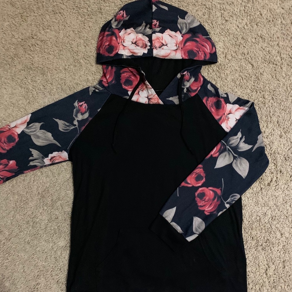 Floral Hoodie